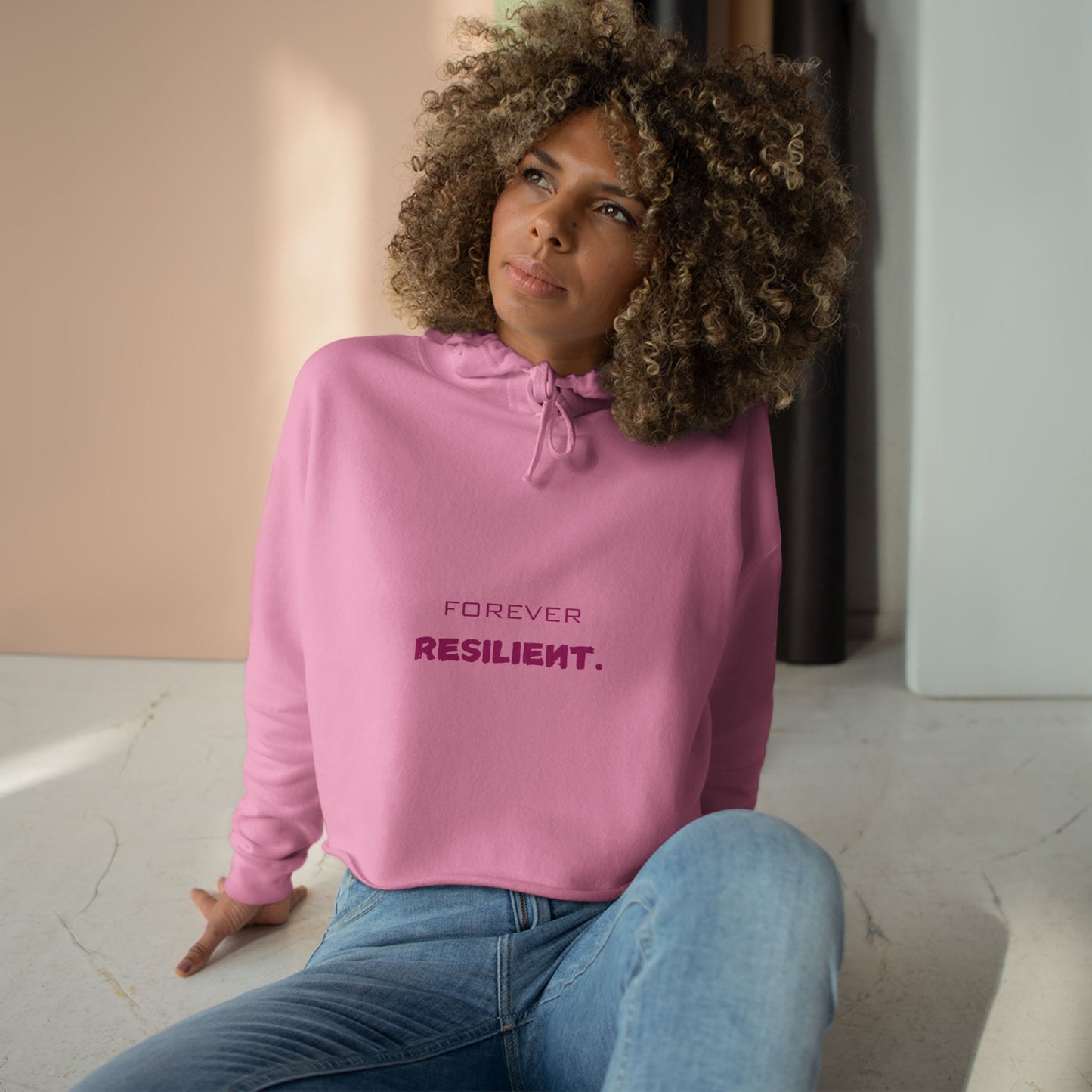 FR. Crop Hoodie